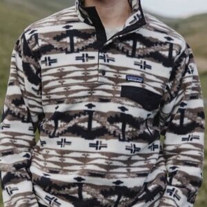 Patagonia Synchilla Shepherd Knit Birch White